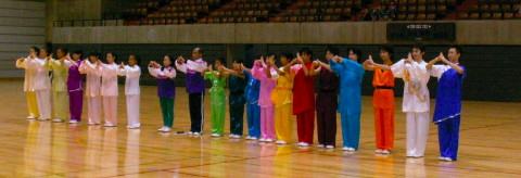 中国武術隊の皆さん
