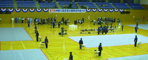 体育館内部風景