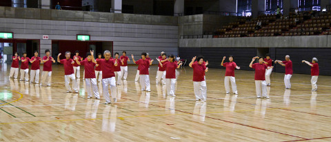 下福青空会　深見ゆりクラブ　合同　太極拳自選　